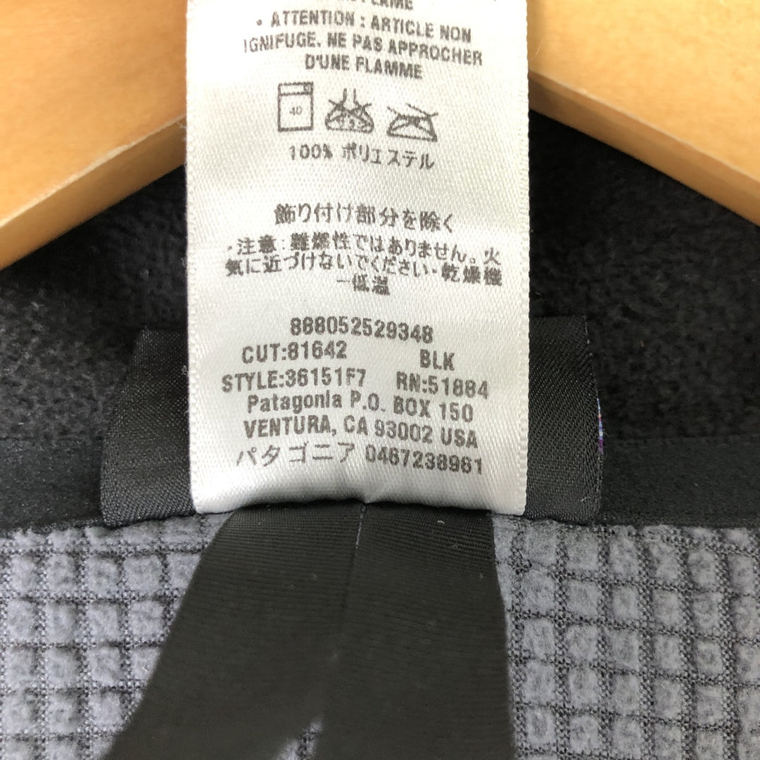 2000s~ Patagonia Regulator R4 Fleece Jacket (36151F7) Men's XL polyester black type Vintage Second Hand