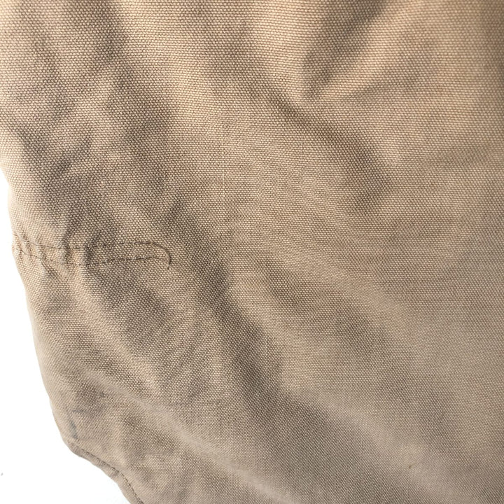 90'S Carhartt Classic Padded Duck Vest, Made in USA, Men's Size L, Vintage cotton Beige type Vintage Second Hand