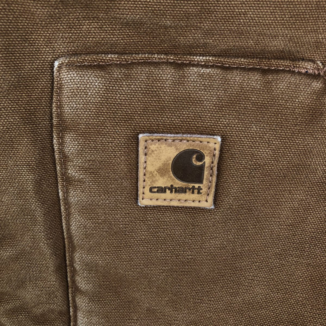 Carhartt Classic Vest Duck Vest Men's XL Size cotton Camel type Vintage Second Hand