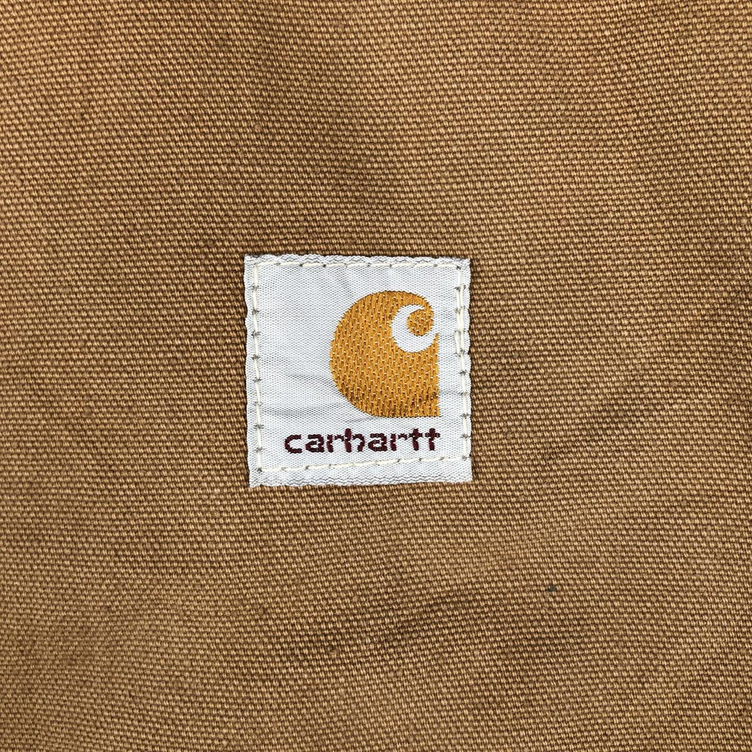 80s-90'S Carhartt Classic Vest Duck Vest Made in USA Men's XL Vintage cotton Camel type Vintage Second Hand