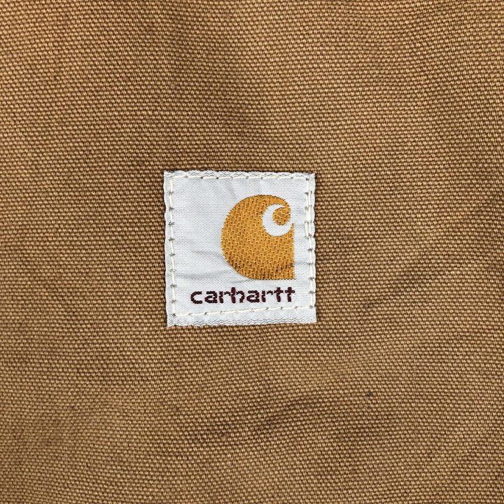 80s-90'S Carhartt Classic Vest Duck Vest Made in USA Men's XL Vintage cotton Camel type Vintage Second Hand