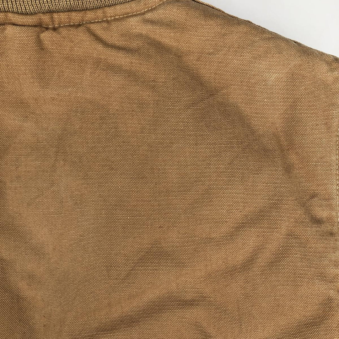 80s-90'S Carhartt Classic Vest Duck Vest Made in USA Men's XL Vintage cotton Camel type Vintage Second Hand