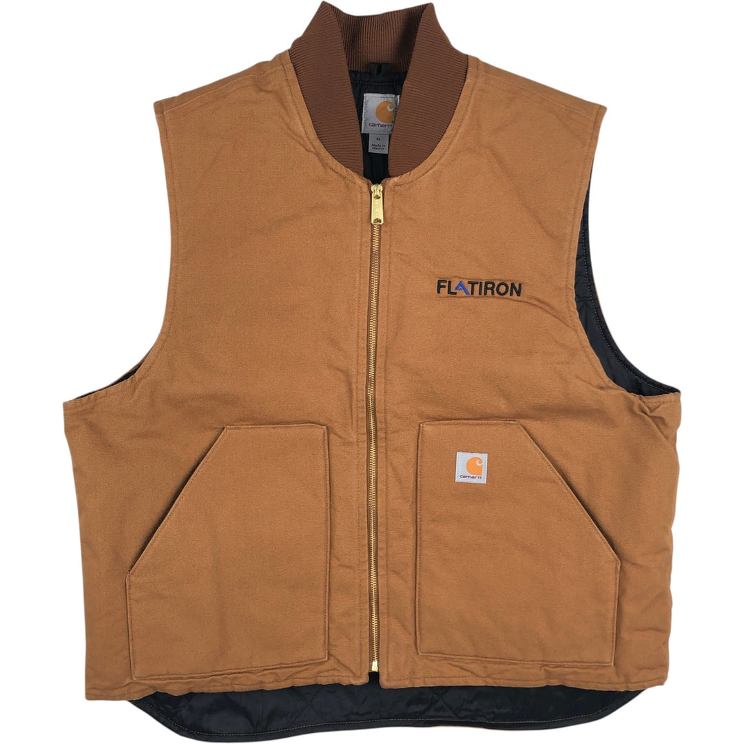 Carhartt Classic Vest Duck Vest Men's XL Size cotton Camel type Vintage Second Hand