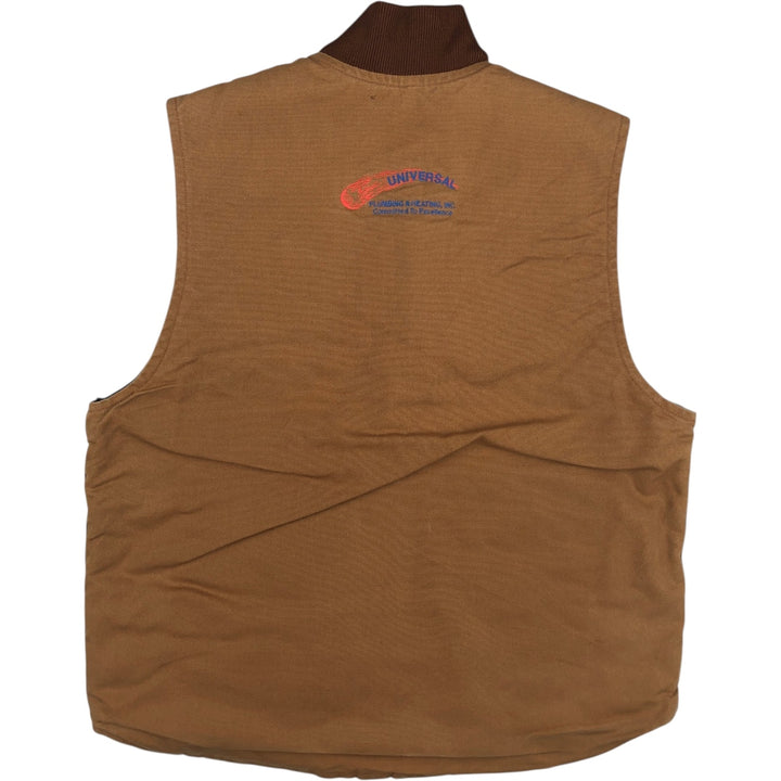 Carhartt Classic Duck Vest, Men's Size L cotton Camel type Vintage Second Hand