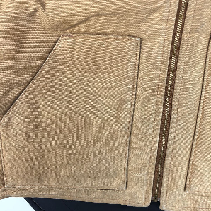 Carhartt Classic Duck Vest, Men's Size L cotton Camel type Vintage Second Hand
