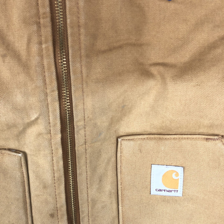 Carhartt Classic Duck Vest, Men's Size L cotton Camel type Vintage Second Hand