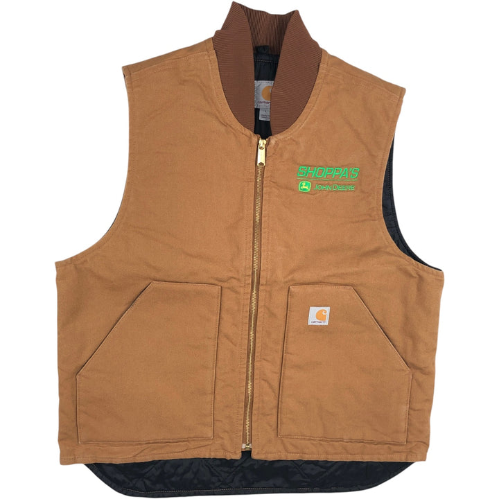 Carhartt Classic Duck Vest, Men's Size L cotton Camel type Vintage Second Hand