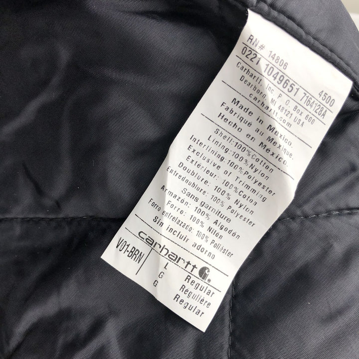 Carhartt Classic Duck Vest, Men's Size L cotton Camel type Vintage Second Hand