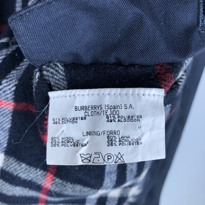 Burberry's Swing Top Sports Jacket, Men's Size M polyester black type Vintage Second Hand