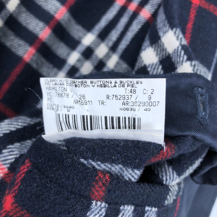 Burberry's Swing Top Sports Jacket, Men's Size M polyester black type Vintage Second Hand