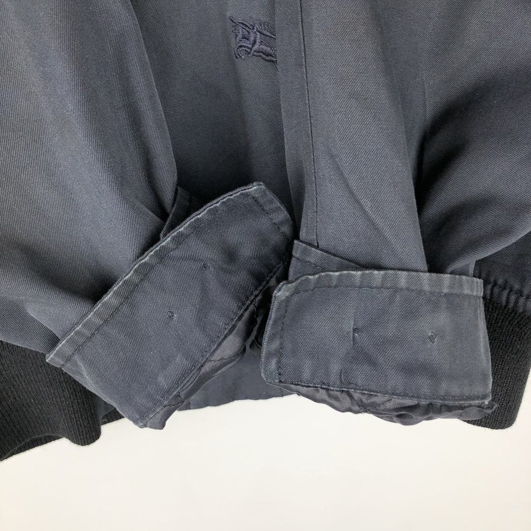 Burberry's Swing Top Sports Jacket, Men's Size M polyester black type Vintage Second Hand