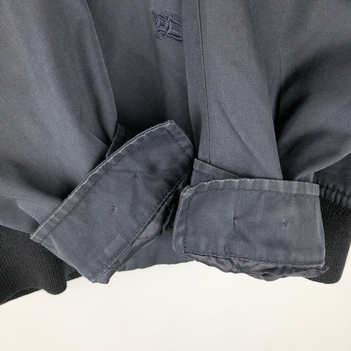 Burberry's Swing Top Sports Jacket, Men's Size M polyester black type Vintage Second Hand