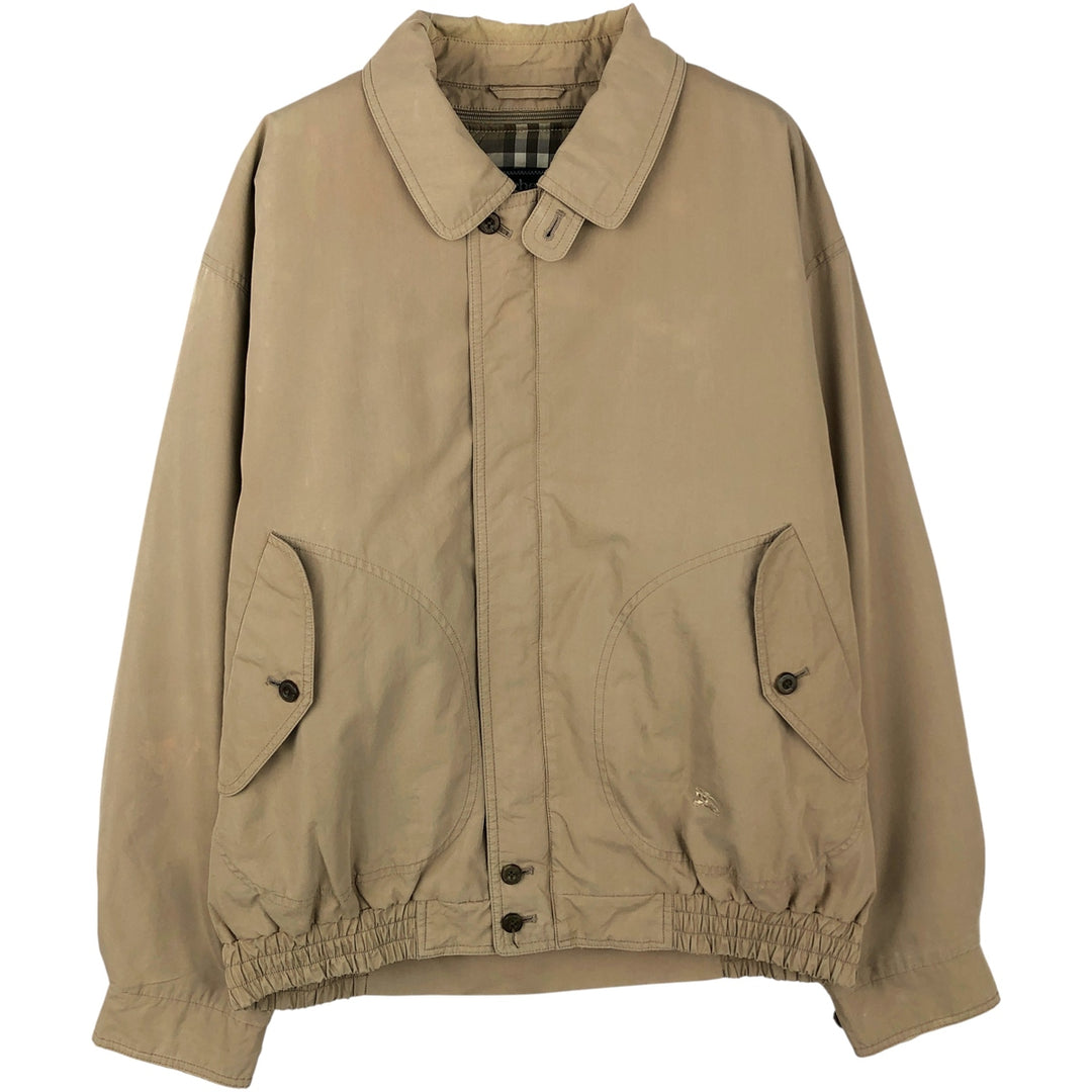 Burberry's Swing Top Sports Jacket, Men's Size L cotton Beige type Vintage Second Hand