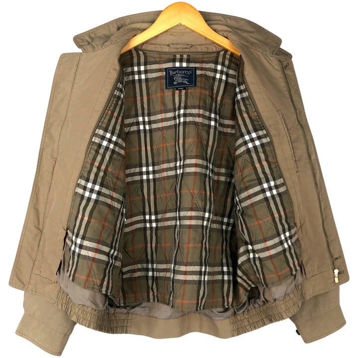 Burberry's Swing Top Sports Jacket, Men's Size L cotton Beige type Vintage Second Hand