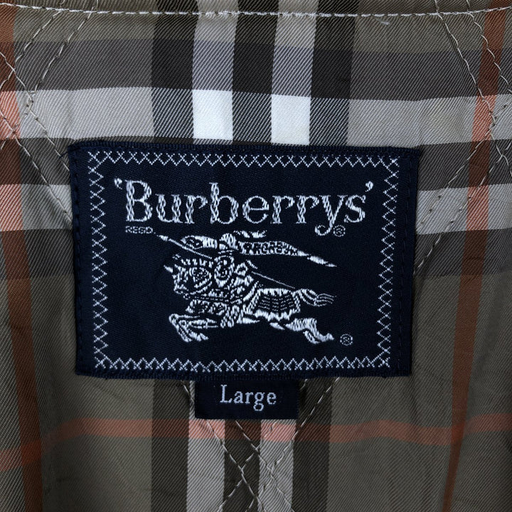 Burberry's Swing Top Sports Jacket, Men's Size L cotton Beige type Vintage Second Hand