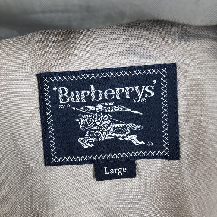 Burberry's Swing Top Sports Jacket, Men's Size L cotton Beige type Vintage Second Hand