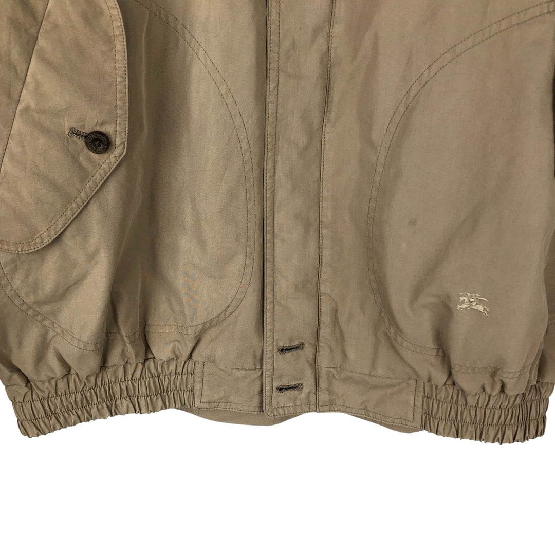 Burberry's Swing Top Sports Jacket, Men's Size L cotton Beige type Vintage Second Hand