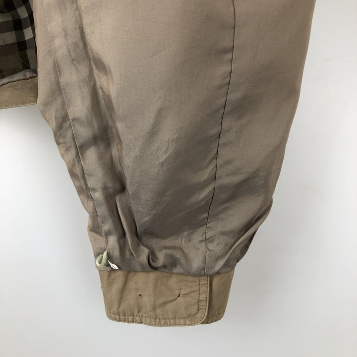 Burberry's Swing Top Sports Jacket, Men's Size L cotton Beige type Vintage Second Hand