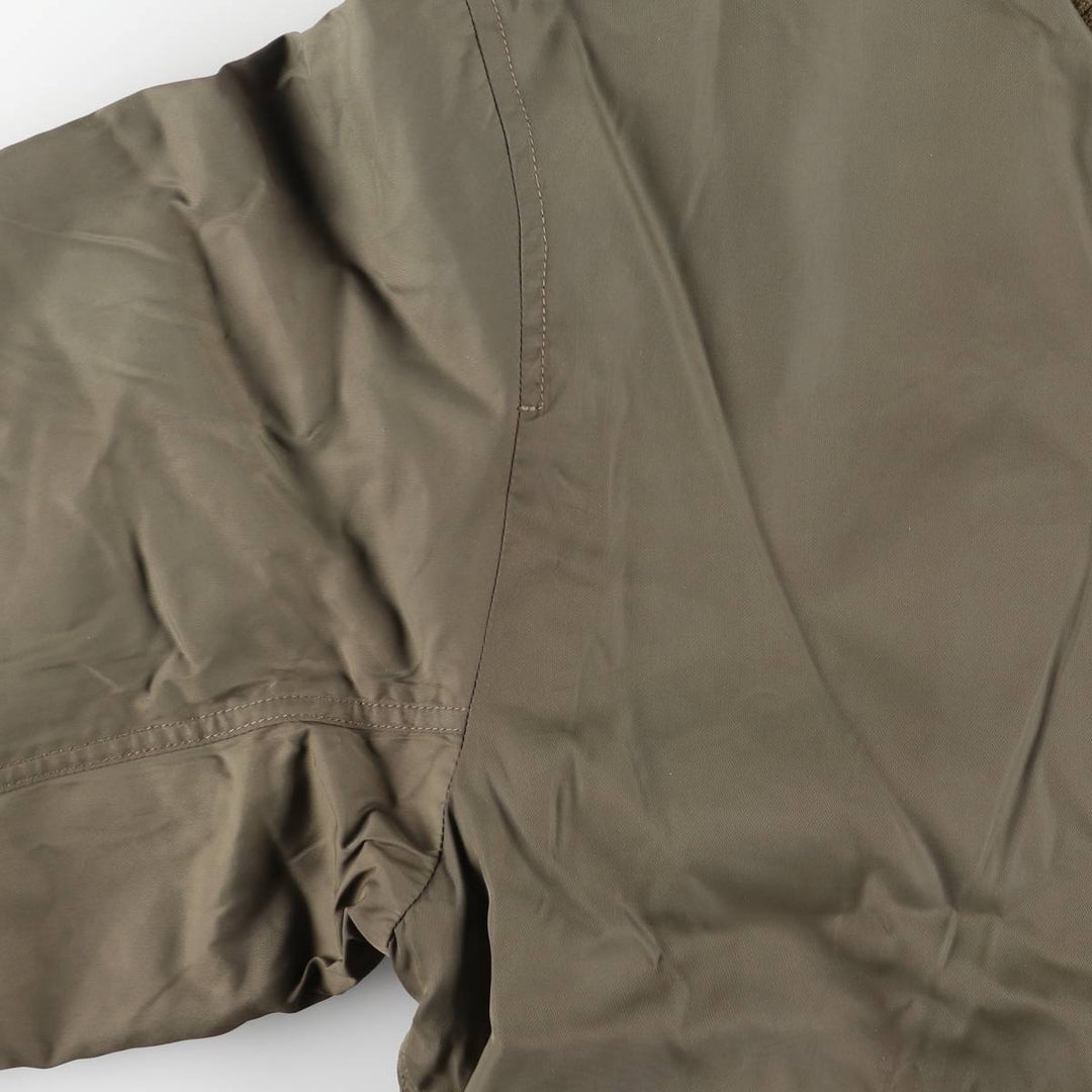 Ralph Lauren Polo Jeans Company padded military flight jacket, men's size L Nylon Khaki type Vintage Second Hand