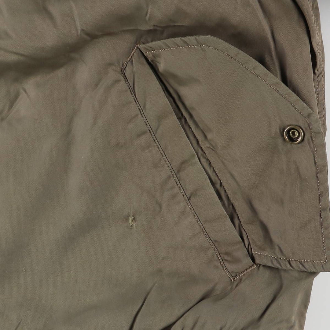 Ralph Lauren Polo Jeans Company padded military flight jacket, men's size L Nylon Khaki type Vintage Second Hand