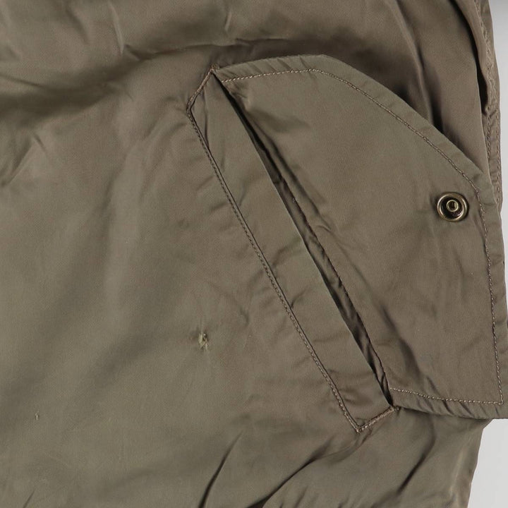Ralph Lauren Polo Jeans Company padded military flight jacket, men's size L Nylon Khaki type Vintage Second Hand