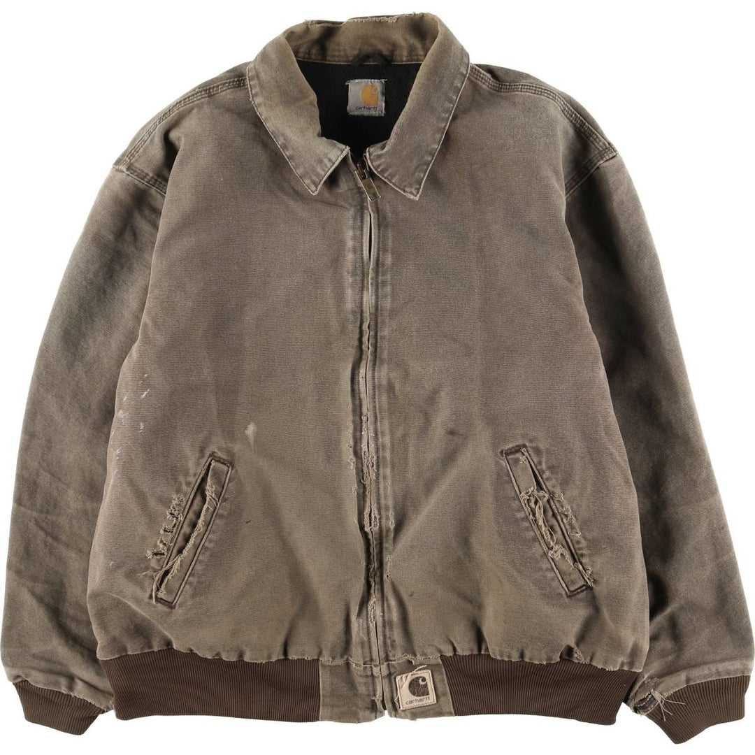 Carhartt Duckwork Blouson Men's XXL unclear brown type Vintage Second Hand