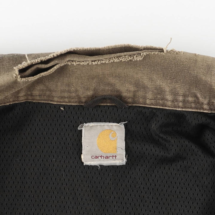Carhartt Duckwork Blouson Men's XXL unclear brown type Vintage Second Hand