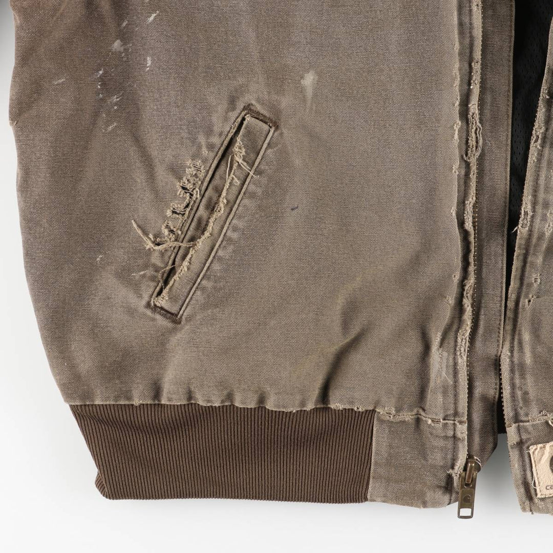 Carhartt Duckwork Blouson Men's XXL unclear brown type Vintage Second Hand