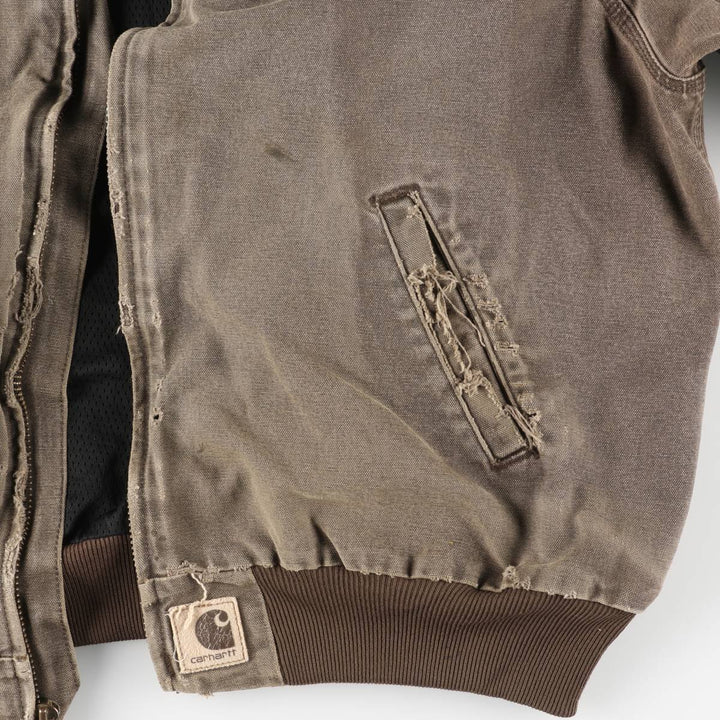 Carhartt Duckwork Blouson Men's XXL unclear brown type Vintage Second Hand