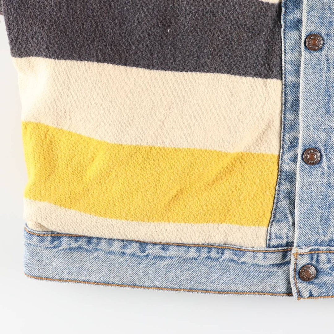 Vintage Levi's Multi-Border Reversible Denim Jacket, Men's Size XL unclear blue type Vintage Second Hand
