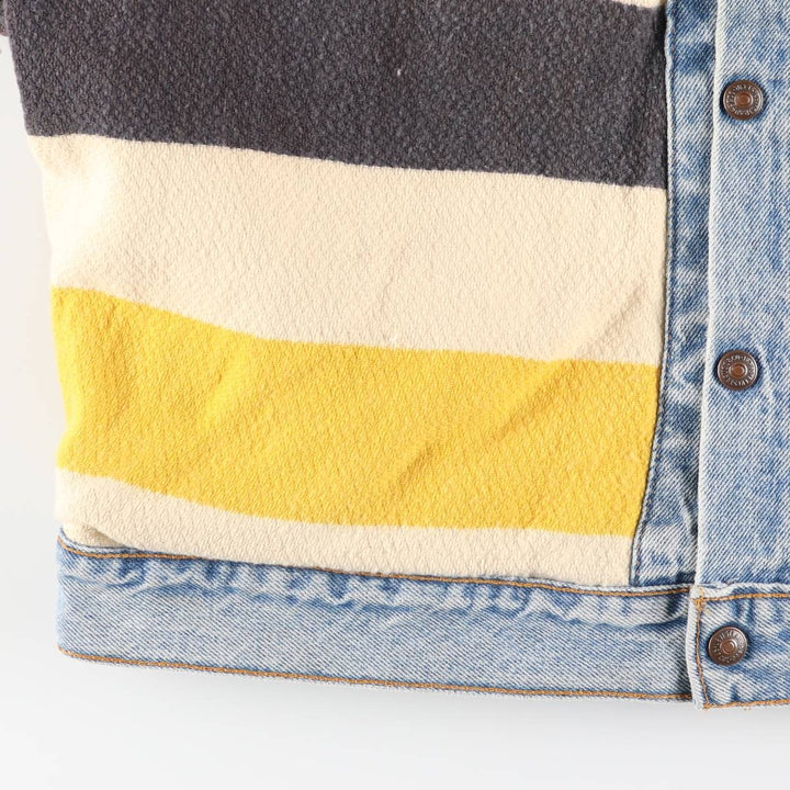 Vintage Levi's Multi-Border Reversible Denim Jacket, Men's Size XL unclear blue type Vintage Second Hand