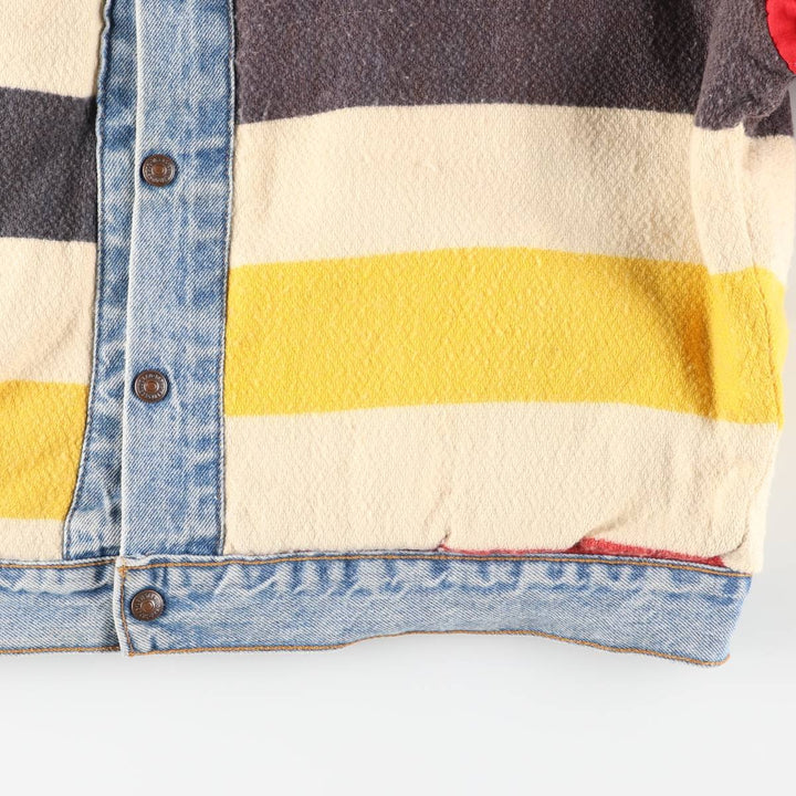Vintage Levi's Multi-Border Reversible Denim Jacket, Men's Size XL unclear blue type Vintage Second Hand