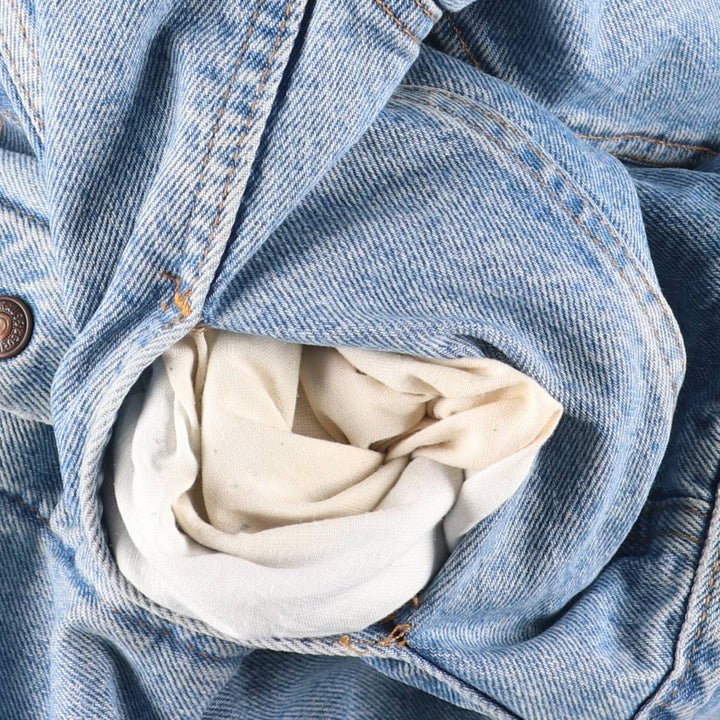 Vintage Levi's Multi-Border Reversible Denim Jacket, Men's Size XL unclear blue type Vintage Second Hand
