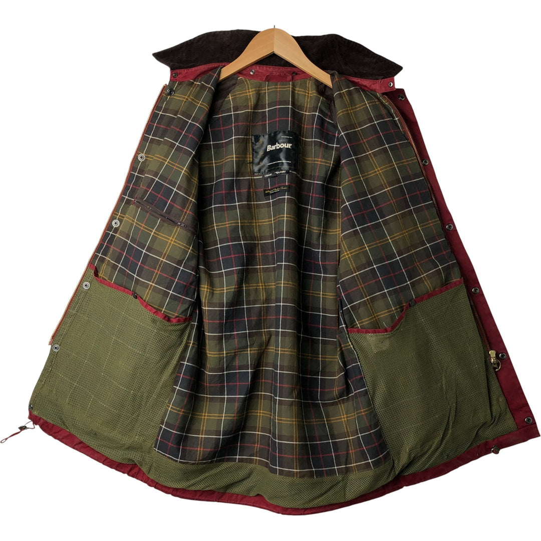 Barbour A889 L cotton red type Vintage Second Hand