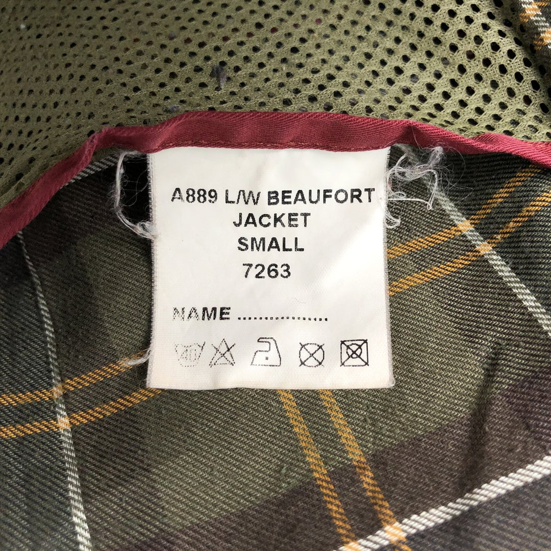 Barbour A889 L cotton red type Vintage Second Hand