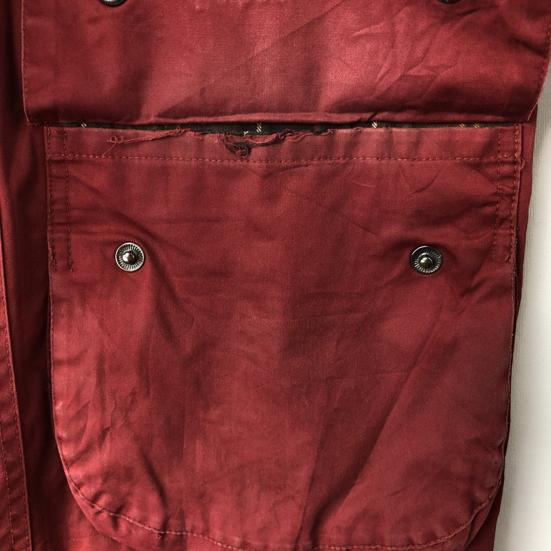 Barbour A889 L cotton red type Vintage Second Hand