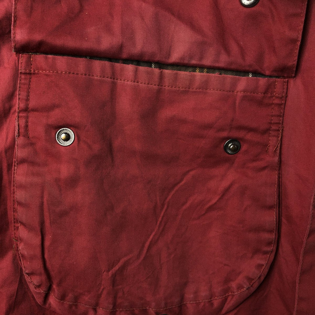 Barbour A889 L cotton red type Vintage Second Hand