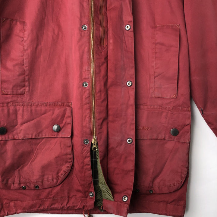 Barbour A889 L cotton red type Vintage Second Hand