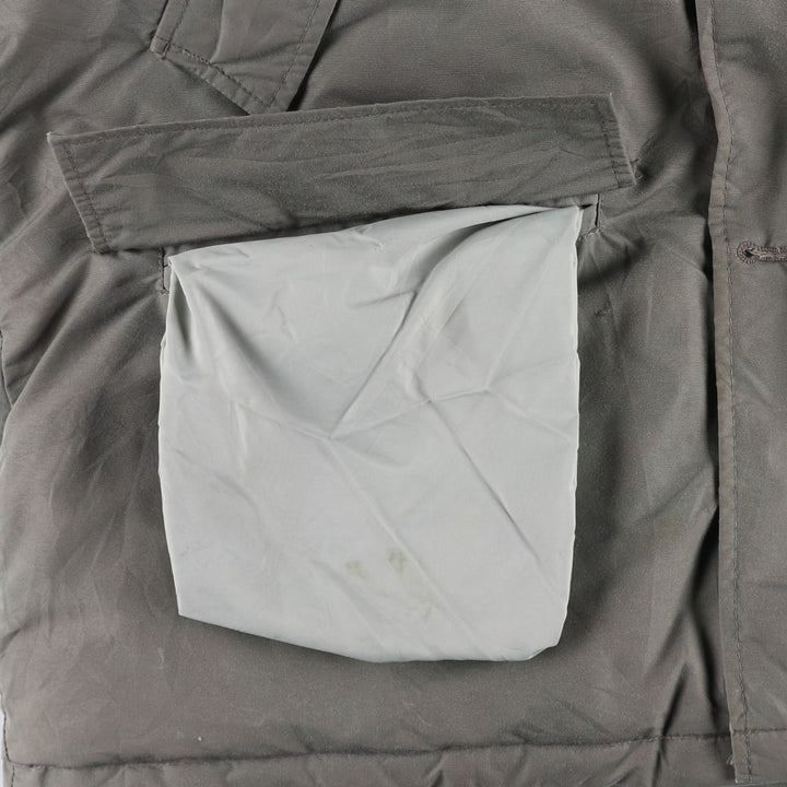 Vintage LLBean goose down jacket from the 1980'S to 1990s, made in the USA, size L. Nylon Khaki type Vintage Second Hand