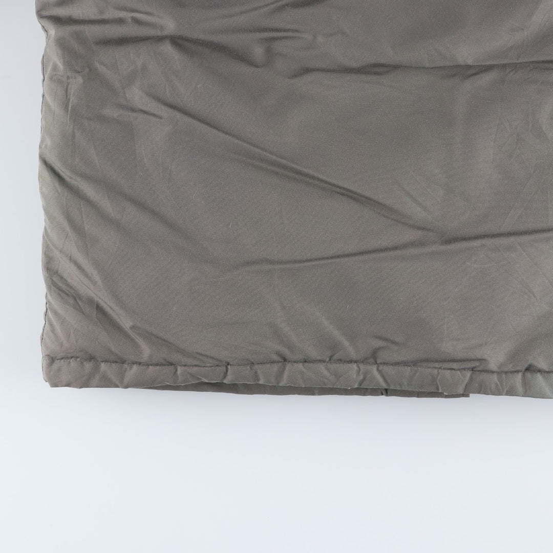 Vintage LLBean goose down jacket from the 1980'S to 1990s, made in the USA, size L. Nylon Khaki type Vintage Second Hand