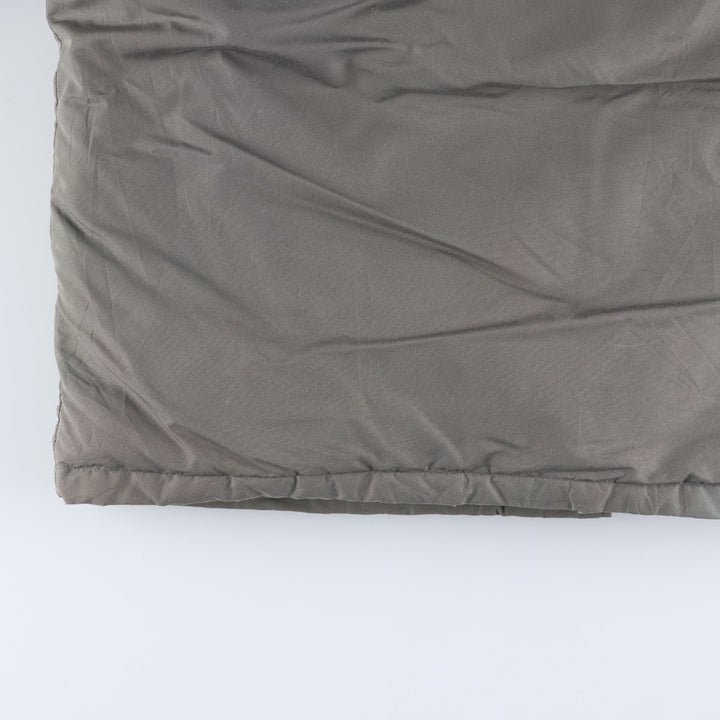 Vintage LLBean goose down jacket from the 1980'S to 1990s, made in the USA, size L. Nylon Khaki type Vintage Second Hand