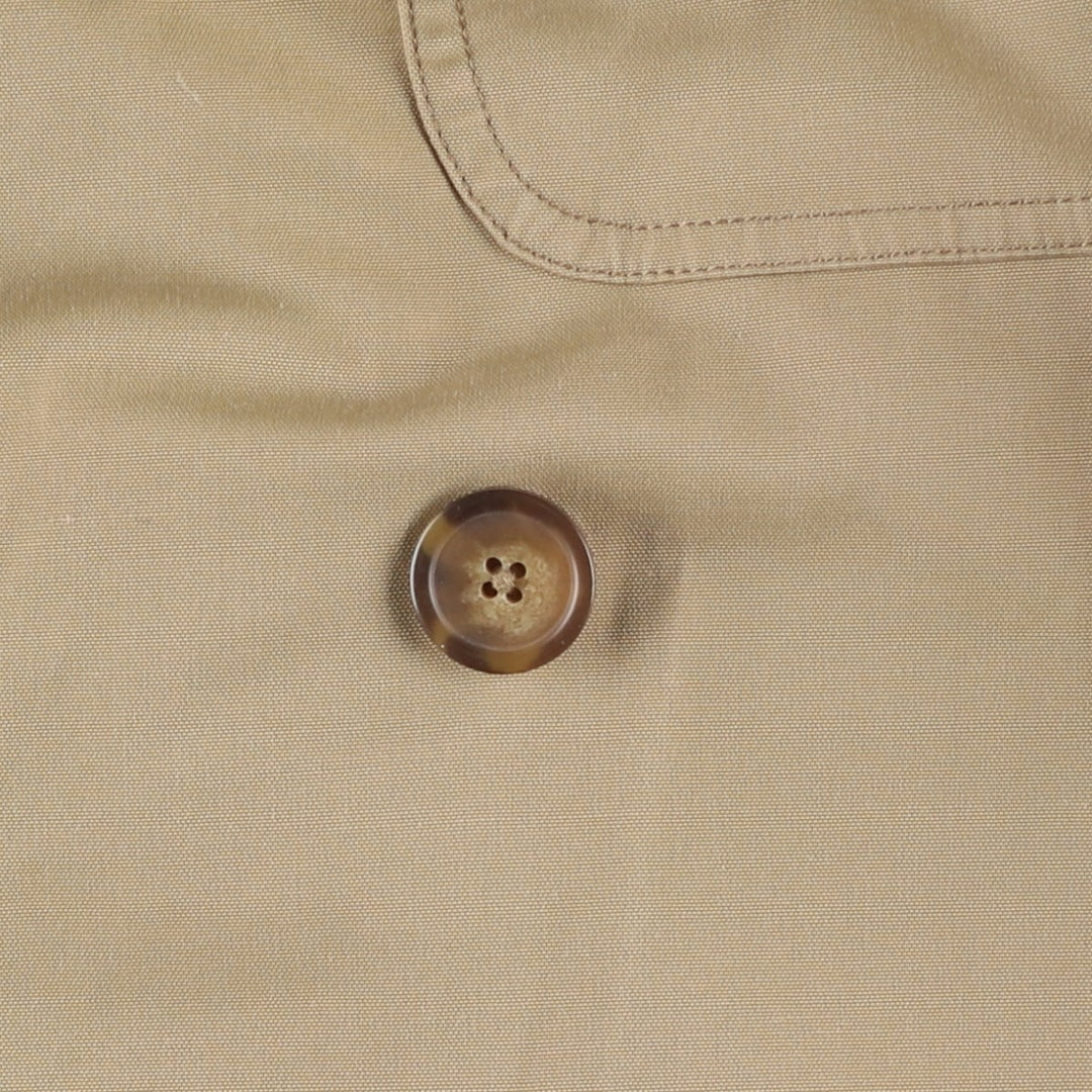 Ralph Lauren LAUREN trench coat, men's size M cotton Khaki type beige Vintage Second Hand