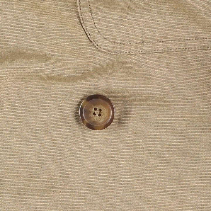 Ralph Lauren LAUREN trench coat, men's size M cotton Khaki type beige Vintage Second Hand