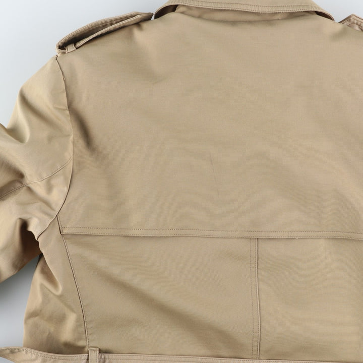 Ralph Lauren LAUREN trench coat, men's size M cotton Khaki type beige Vintage Second Hand