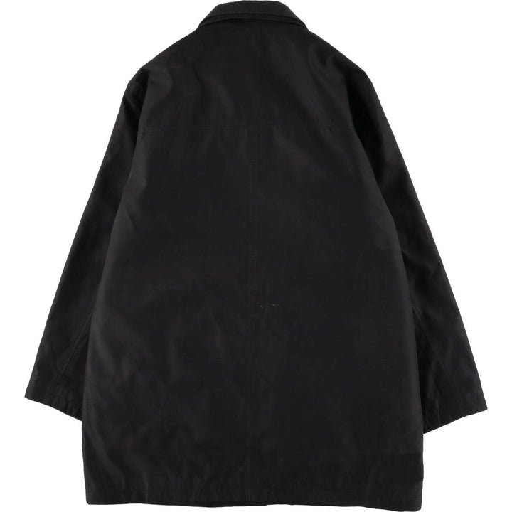 Ralph Lauren Lauren half coat, men's size L polyester black type Vintage Second Hand