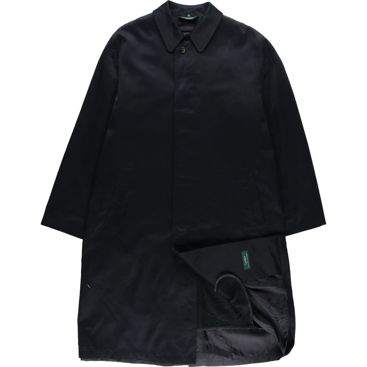 Ralph Lauren LAUREN Lauren Balmacaan Coat, Men's Size M cotton black type Vintage Second Hand