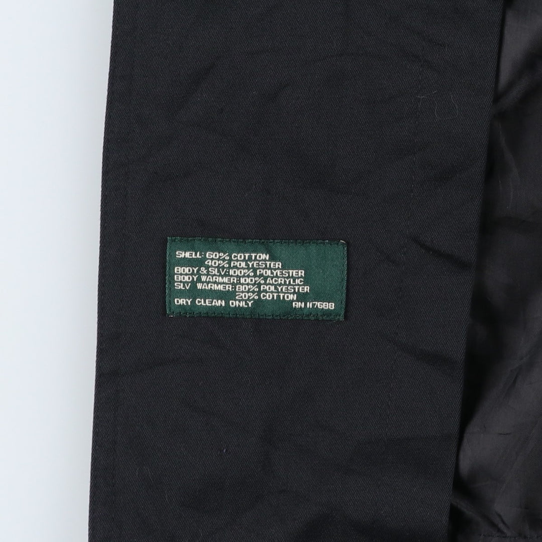 Ralph Lauren LAUREN Lauren Balmacaan Coat, Men's Size M cotton black type Vintage Second Hand