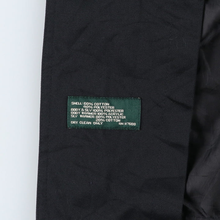 Ralph Lauren LAUREN Lauren Balmacaan Coat, Men's Size M cotton black type Vintage Second Hand