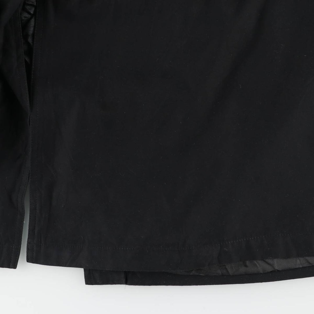 Pierre Cardin trench coat, men's size XL polyester black type Vintage Second Hand