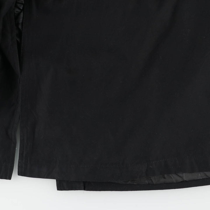 Pierre Cardin trench coat, men's size XL polyester black type Vintage Second Hand